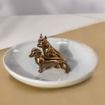 Best On Show Snack Bowl - Grey Double Dipped & Bronze
