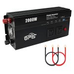 OPL5 2000W Power Inverter Dc 12V To 120V 110V Ac Smart Power Inverter With LED Display Adapter Power Converter With 2.4A USB Por