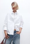 Oversized Cotton Shirt - White