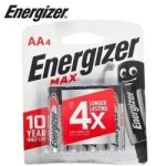 Energizer Battery AA Max 4 Pack