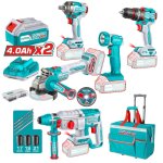 Total Tools Kit Combo Industrial Cordless 5PCS With Accessories