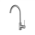 Bijiou Stylet Satin Nickel Sink Mixer Deck Type