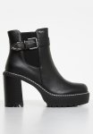 Plum Jemila Ankle Boot - Black