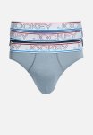 Jockey 3 Pk Plain New Gen Brief - Blue