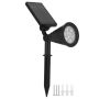 9LED Solar Spotlight Colorful Garden Courtyard