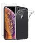 Iphone XS Max Shockproof Cover And Tempered Glass Bundle