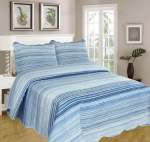 3 Piece Quilt Set Luxury T210630-6 Double Queen - Luxury Double Queen