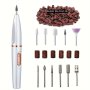 Portable Nail Polisher Nail Grinder And Manicure Machine Rechargeable For Nail Polishing And Dead Skin Removal