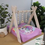 Changing Mat Cover Rainbow Unicorn