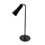 Zetsu Dimmable LED Metal Table Lamp Black White - White