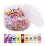 50pcs Assorted Colors Multi-Purpose Sewing Clips With Push Pins - Plastic Fabric Quilting & Knitting Crafts Binding Clips