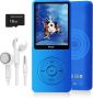Music Player With 16GB Micro Sd Card-blue