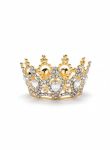 Small Silver Crown Flower Bouquets Crown Cake Topper Hair Accessories