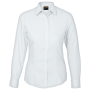 Basic Poly Cotton Blouse Long Sleeve Ladies - Lar / Navy