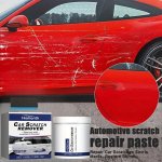 Homonth Car Scratch Remover Paste With Sponge - Exterior Decoration Repair Polish Wax For Minor Scratches And Swirls Restoration