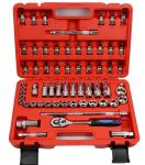 61 Piece Socket And Wrench Set 3 8