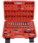 61 Piece Socket And Wrench Set 1/2 1/4