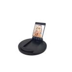Black Table Top Phone Holder With MINI Mirror