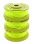 Ryobi One Plus+ AC80RL3 Oem .080 Inch Twisted Line And Spool Replacement For Ryobi 18V 24V And 40V Cordless Trimmers 3 Pack