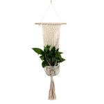 Bohemian Woven Wall Hanging Plant Basket