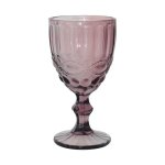Lavender Decorative Wine Glass