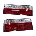 BMW Replacement Crystal & Red Tailights For E30 1983-1987 Chrome Bumper Models - Autostyle Motorsport South Africa