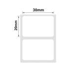 NB110 - - B1 B21 B3S B4 - 30X20MM - 320 White Labels 1