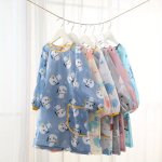 Waterproof And Anti-dirty Children's Painting Apron Long-sleeved Baby Eating Clothes Cover Up