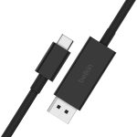 Belkin USB Type C To Displayport 1.4 Cable 6.6FT 2M 32.4GBPS 8K@60HZ Or 4K@144HZ With HBR3 Dsc Hdcp 2.2 Dp Alt Mode Backwards Co