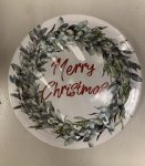 Merry Christmas Plates 10 Piece