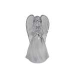 Angel Acrylic LED Colour Changing 6X5.5X11CM Praying - Clear Wings