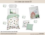 Kids Duvet Set Little Farmer Green Check