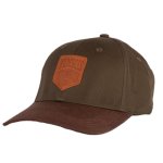 Flexi Fit Pu Badge Oilskin Cap Sage Choc