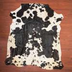 Aas Grade Nguni Hide 892 Black white L - Large Black white Panelled