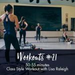 Class Style Workout 21