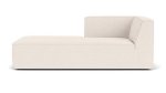 Dane Chaise Arm Left Maya Cream - Maya Cream