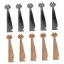 10PCS Retro Wood Cat Design Rulers For Cute Cartoon School Stationery