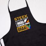 Nou Gaan Ons Braai- Pre-printed Braai Apron