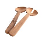 Classic Wood Salad Server Set