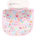 Basics Hearts Print Baby Bib
