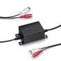 Ziocom Ground Loop Noise Isolator Rca Audio Noise Filter For Car Audio/home Stereo System Portable And Lightweight Ground Loop Isolator With Dual C