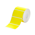 NB812 - Niimbot - B1_PRO B21_PRO Only - 50X30MM - 230 Yellow - Dual Colour - Red & Black Text Labels