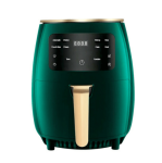 Smte 5L 1800W Digital Air Fryer Multicooker Green With Keychain