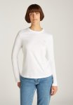 Calvin Klein Ck Embro Regular Longsleeve - Bright White