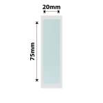 NB317 - - D101 Only - 20X75MM - 90 Green Labels