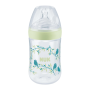 Nuk Nature Sense Temperature Control Bottle 260ML 6-18M M - Birds