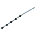 Fence Pole - 5LINE Flat Bar Angle Galvanised Wb