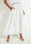 Anglaise Deep Hem Full Circle Skirt Co-ord - Milk