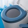 1pc High Bubble Waterproof Toilet Seat Cushion For Comfortable And Hygienic Bathroom Experience