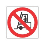 No Tractors And Fork-lifts Beyond This Point Safety Sign PV10